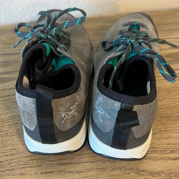 Arcteryx acrux sl leather approach hiking shoe ortholite vibrant grey - Picture 8 of 11